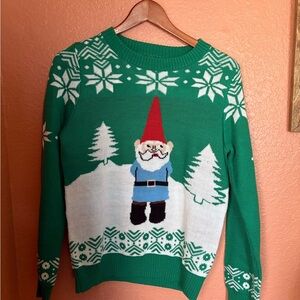 Tipsy Elves Ugly Christmas Sweater Small Gnome